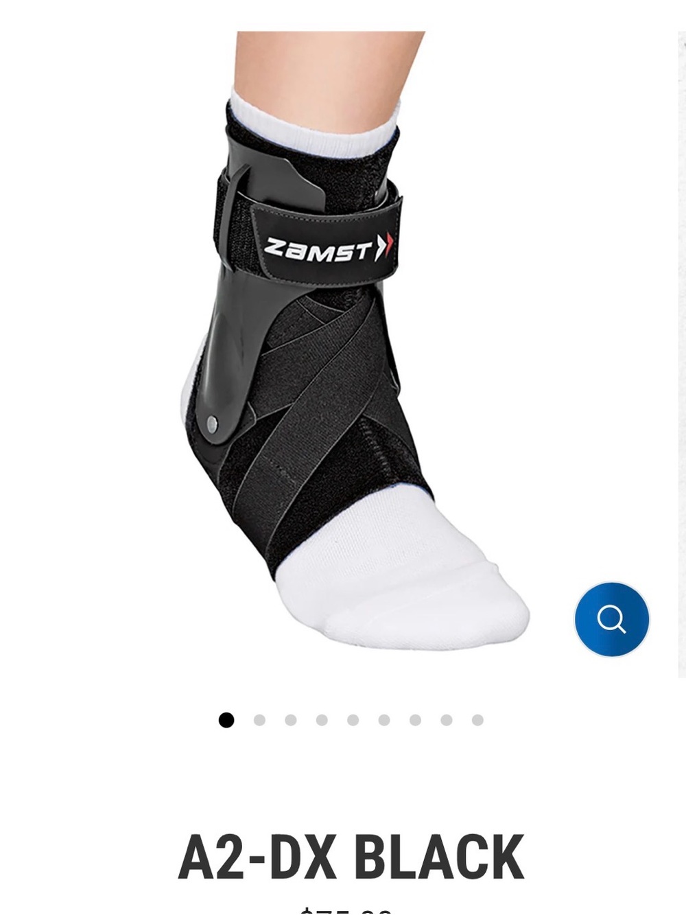 A2-DX Ankle Brace Support in Black